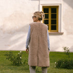 Merino Weste ''Sea'' Beige