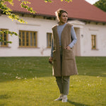 Merino Weste ''Sea'' Beige