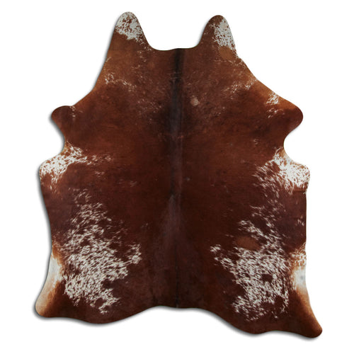 Braun-Weißes Kuhfell XL