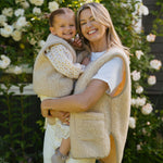 Merino Weste ''Island'' Beige