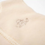 Schlafsack mit „Schaf“-Stickerei, ecru; 70 cm