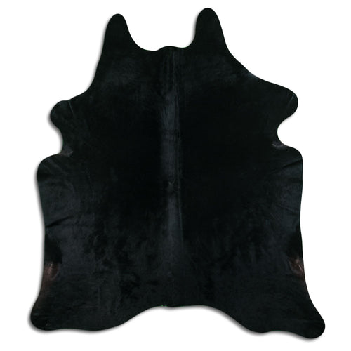 Schwarzes Kuhfell XL