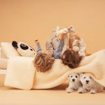 Kinderdecke „Luka“ aus Merinowolle | zweilagig