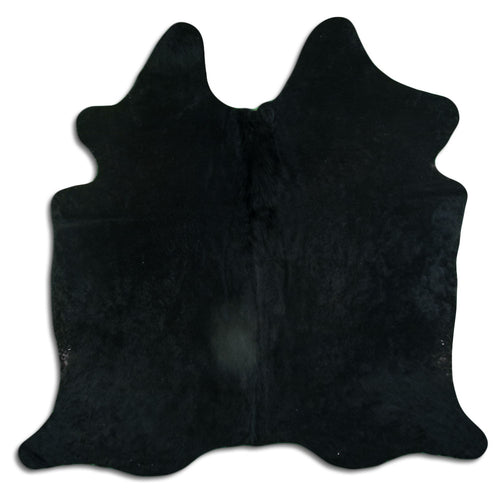 Schwarzes Kuhfell L