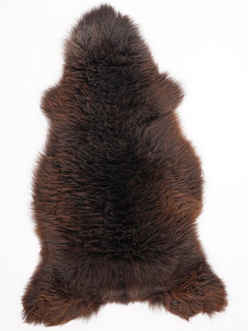 Braunes Schaffell XXL