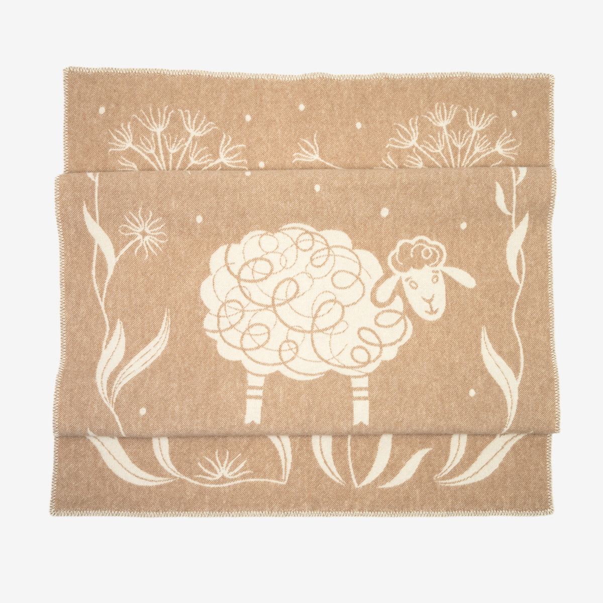 Plaid „Meadow“ aus Merinowolle