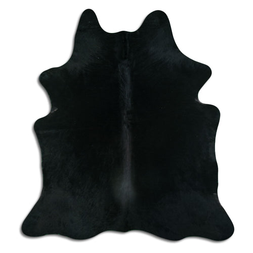 Schwarzes Kuhfell L