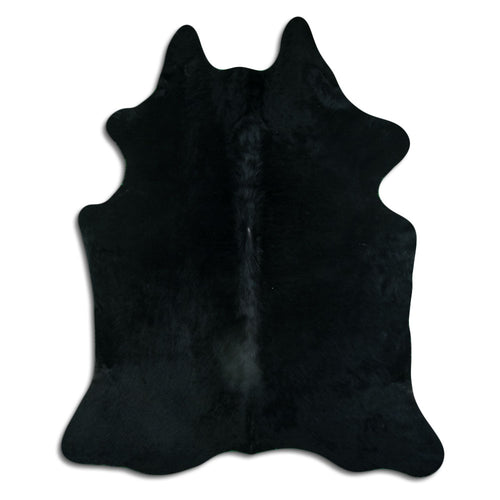 Schwarzes Kuhfell XXL
