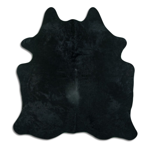 Schwarzes Kuhfell L