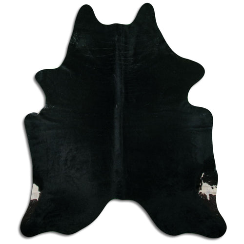 Schwarzes Kuhfell XXL