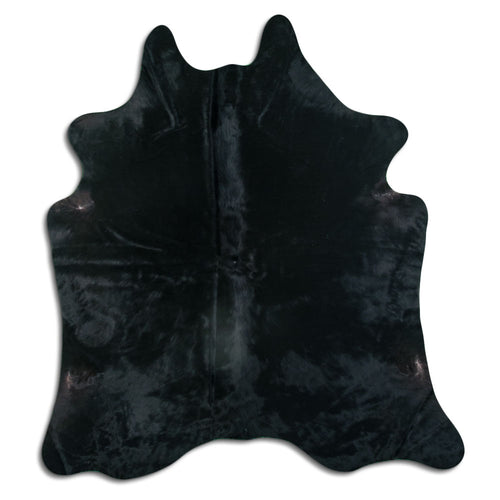 Schwarzes Kuhfell XL