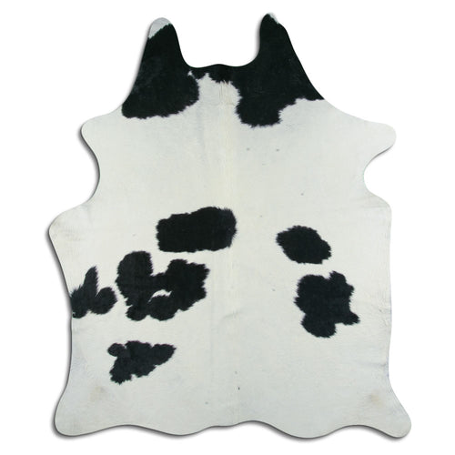 Schwarz-Weißes Kuhfell XXL
