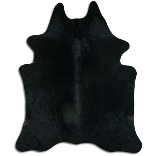 Schwarzes Kuhfell XXL