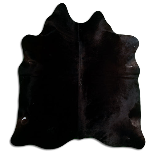 Schwarzes Kuhfell L