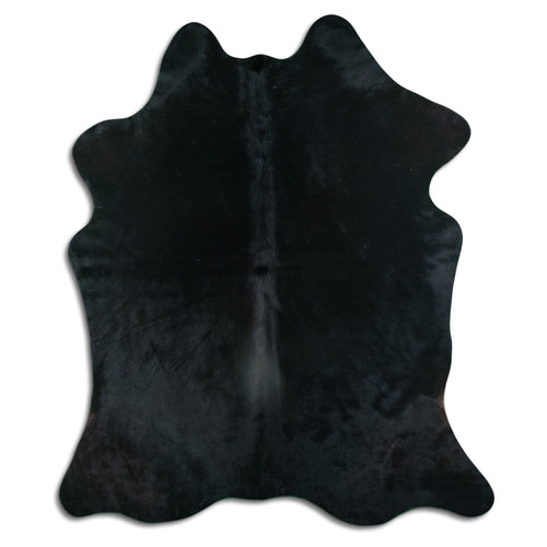 Schwarzes Kuhfell XL