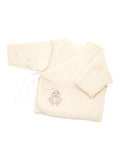 Babyjacke „Schaf“ mit Stickerei; ecru